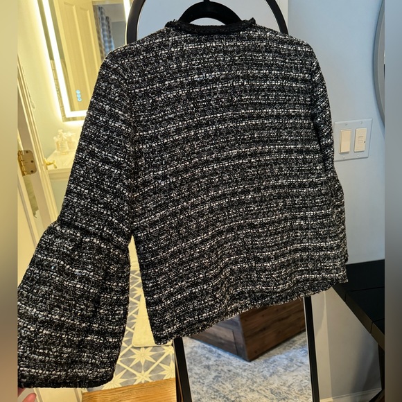 J Crew Black Boucle Sequin Jacket - Picture 5 of 7